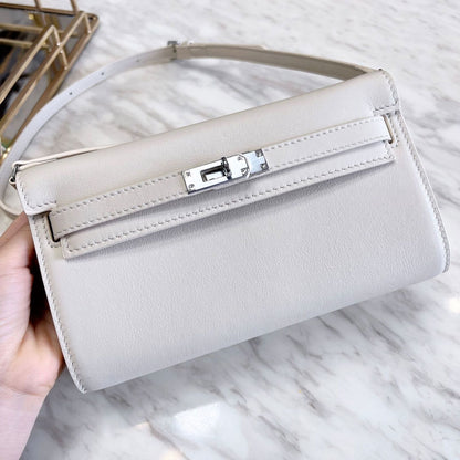 Mini Flap Real Leather Envelope Phone Wallet Shoulder Bag Clutch Crossbody Purse