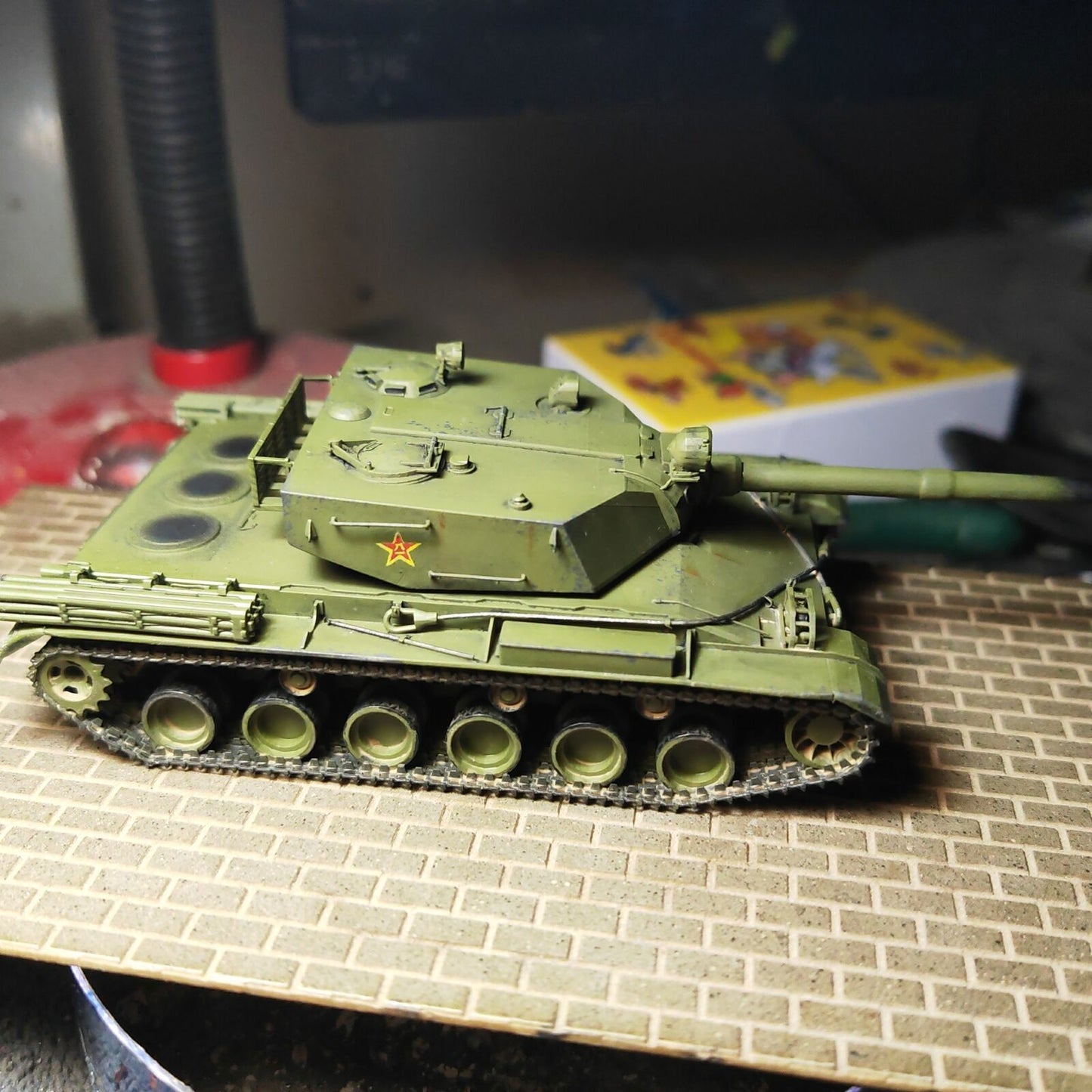 Homemade 1/72 Soviet BZ-176 Heavy Tank 3D Painted Finished Tank Model
