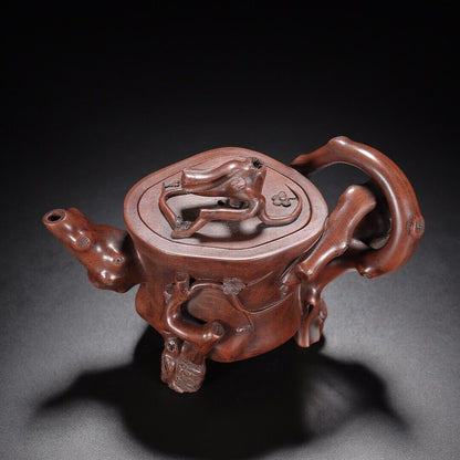 Chinese Yixing Zisha Clay Handmade Exquisite Teapot （树桩 底款：陈鸣远）