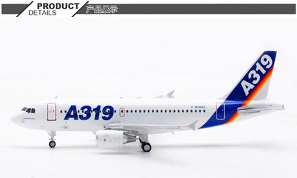 1:200 InFlight AIRBUS A319 Passenger Airplane Diecast Aircraft Plane Model