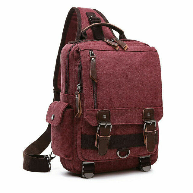 Canvas Backpack Men Travel Back Pack Shoulder Bag Women Laptop School Bags