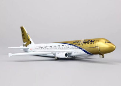 16cm Gulf Air AIRBUS A320 Passenger Aircraft Diecast Aircraft Metal Plane Model
