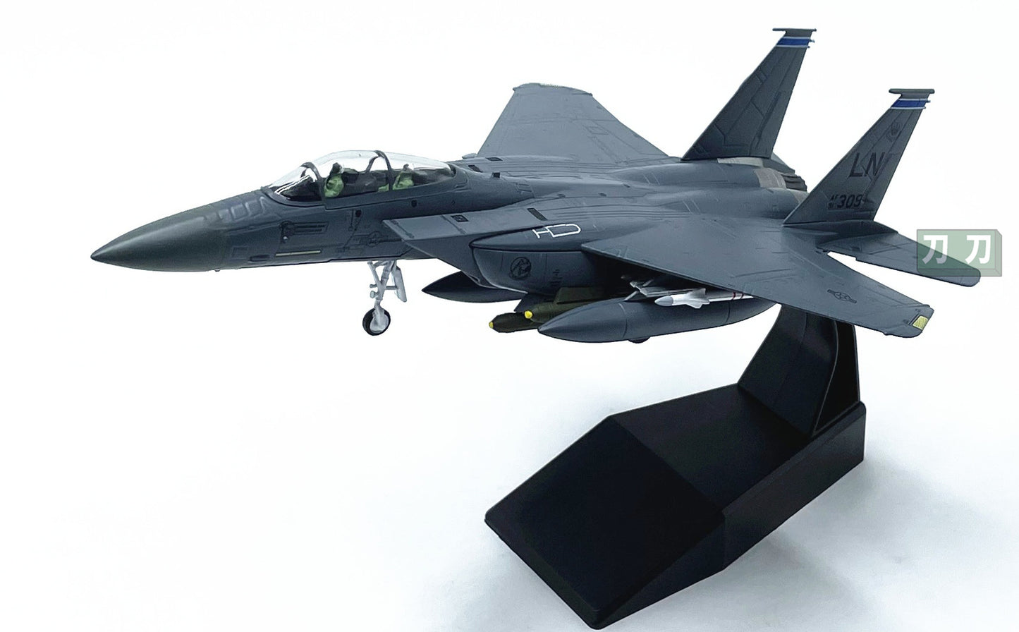 1:100 20CM AMER USA F-15E Fighter Plane Airplane Diecast Military Aircraft Model