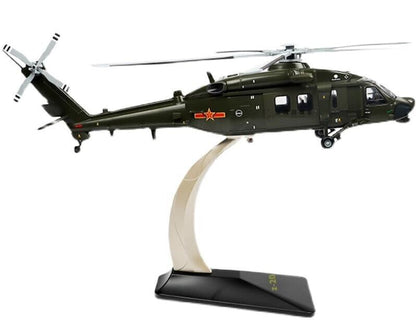 1:28 46CM CHINA ARMY AVIATION Z-20 Helicopter Airplane Diecast Aircraft Model