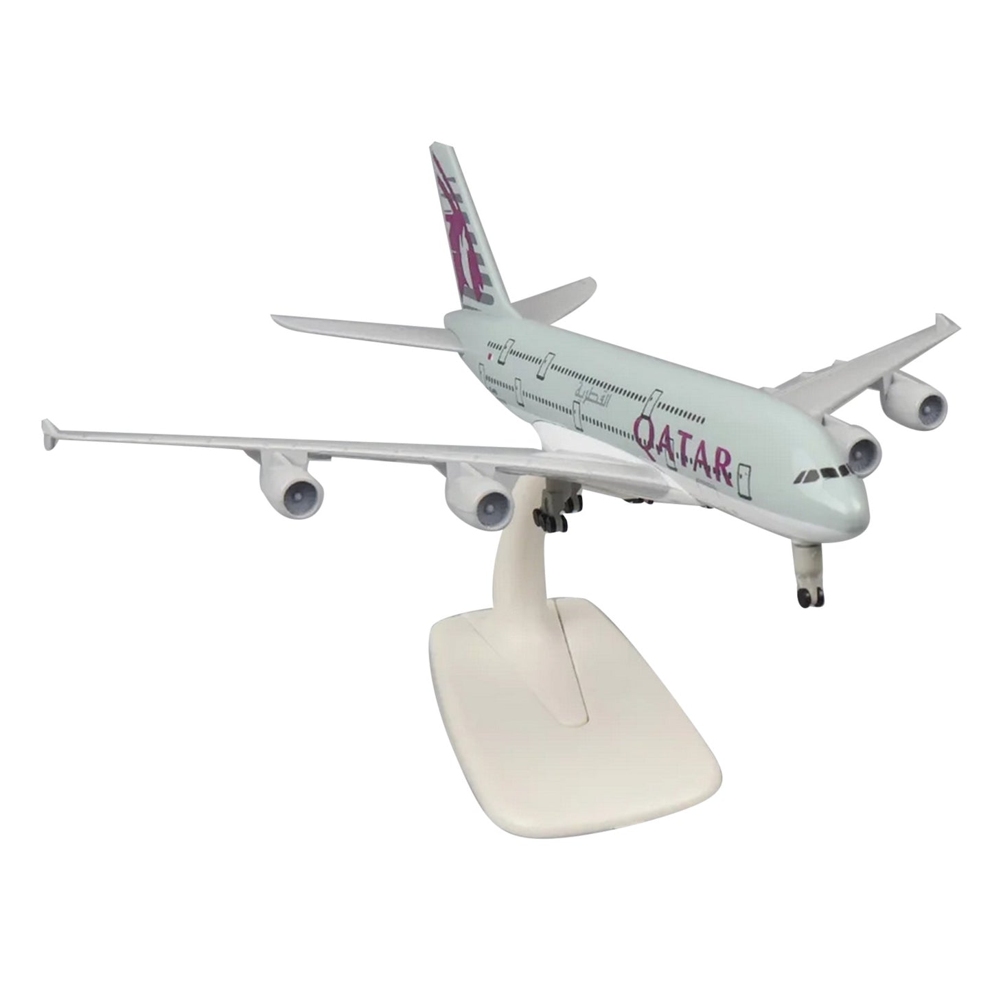 1/400 20cm Aircraft Qatar A380 Alloy Plane Model Plane Airplane Display Scene