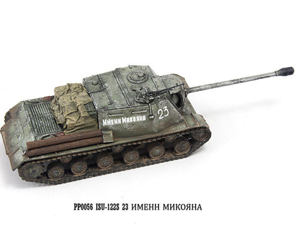 1/72 Su 122 tank destroyer Model ISU-122S 23