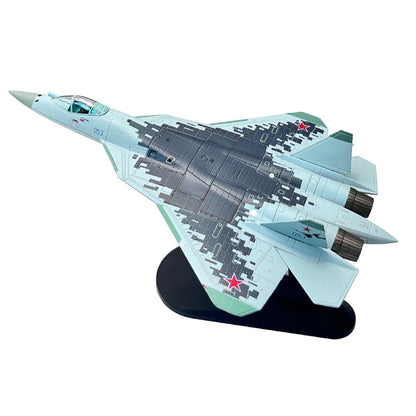 1/100 Russian SU57 Air Force Su-57 Stealth Fighter Aircraft Diecast Plane Model