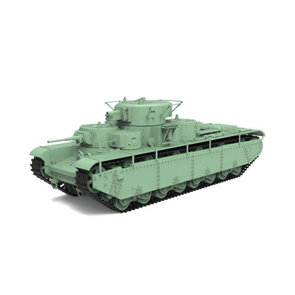 SSMODEL SS76618 1/76 20mm WarGamingMilitary Model Kit Soviet T-35 Heavy Tank