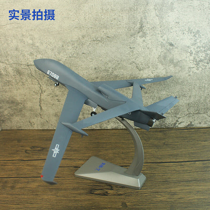 1:48 30CM AF1 CHINA WZ-7 Unmanned Reconnaissance Aircraft Fighter Diecast Model
