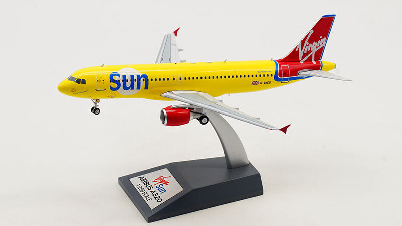 Aviation Virgin Air SUN Airbus A320 G-VMED 1/200 diecast plane model aircraft