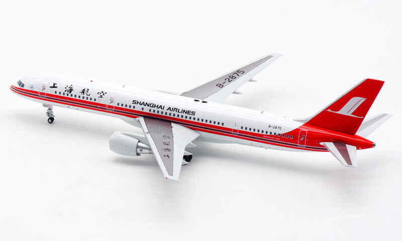 1:200 Aviation SHANGHAI AIRLINES BOEING 757-200 Passenger Airplane Diecast Model