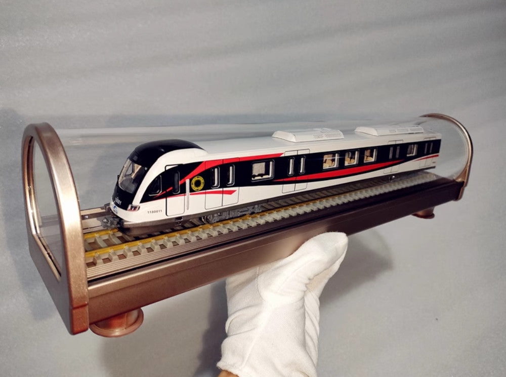 1:68 43CM Chengdu Metro Line 18 Passenger Car Trains Vehicle Diecast Model