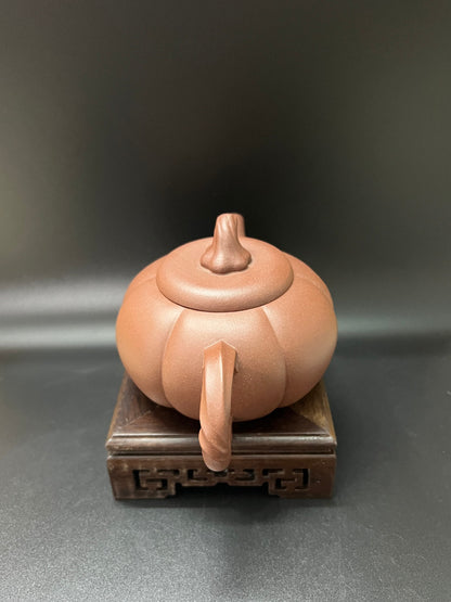 270cc chinese Yixing Handmade Zisha Dicaoqing clay Teapot DeGuo Hu Tea Pot