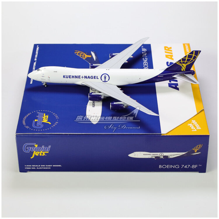 1:400 GeminiJets ATLAS AIR BOEING B747-8F Airplane Diecast Plane Aircraft Model