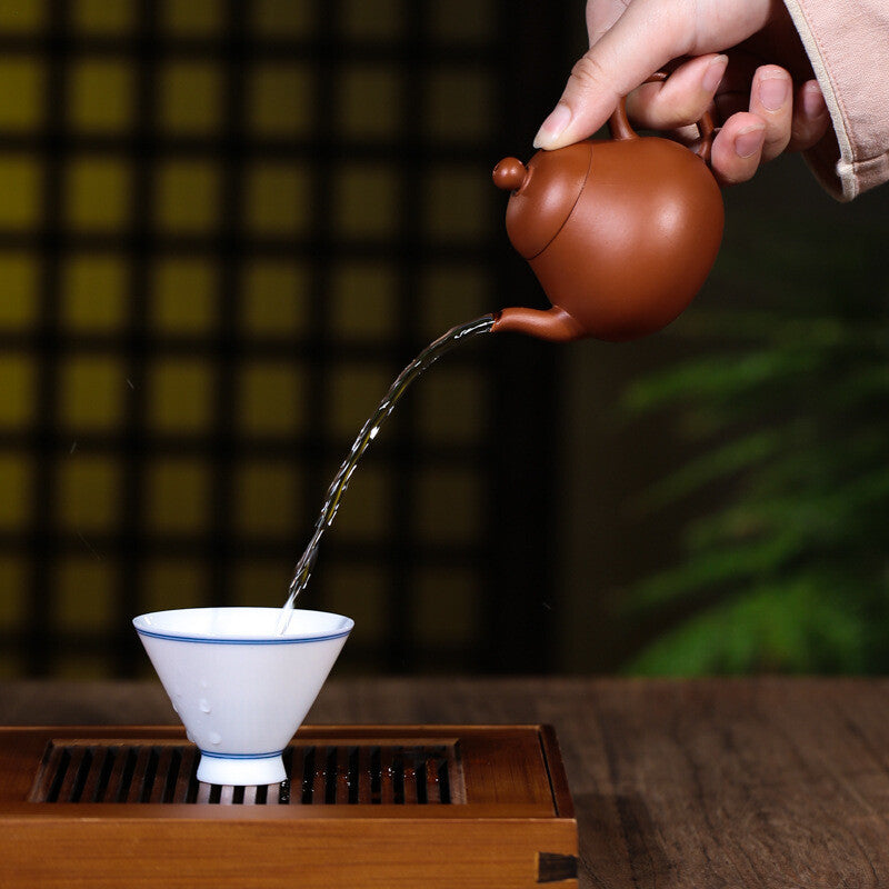 China Yixing Zisha Pottery Teapot Original Ore Zhu Clay Handmade Master Pot