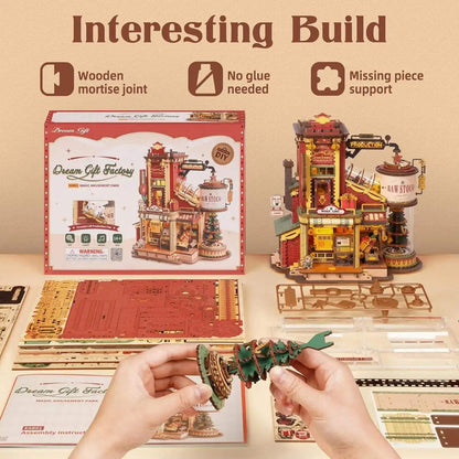 Wooden Music Box Puzzle Workshop – 3D Craft Kit