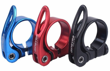 Bike Seat Clamp 28.6/30.2/31.8/34.9mm Alloy Aluminum Mountain MTB BMX Road 40g