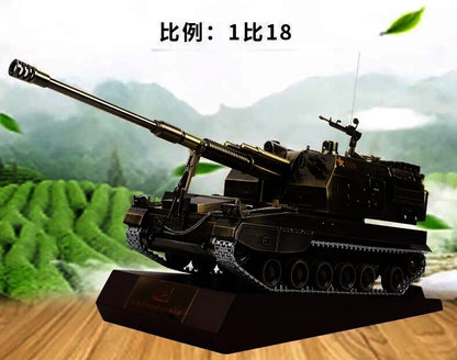 1:18 60CM PLZ-05 155MM Self-propelled Howitzer Diecast Army Military Armor Model