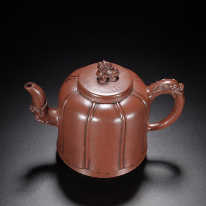 Chinese Yixing Zisha Clay Handmade Exquisite Teapot （龙狮 【底款】徐汉棠）