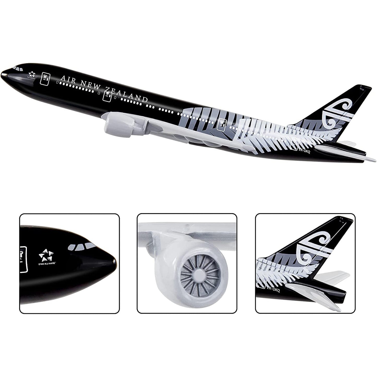 1:400 Air New Zealand B777 Airplane Model Diecast Planes 16cm Model Metal Plane