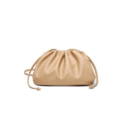 Polyester Pouch Dumpling Cross body Bag Cloud Handbag Soft Clutch Shoulder Purse