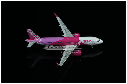 1:400 JC Wings Peach AIRBUS A320neo Passenger Airplane Diecast Aircraft Model
