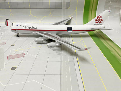 1:200 35CM JC Wings Cargolux BOEING 747-400F Airfreighter Diecast Aircraft Model
