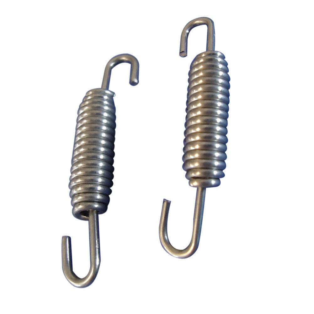 4 Pieces 55mm Exhaust spring Pipe Muffler Springs Swivel 55mm Motorcycle F