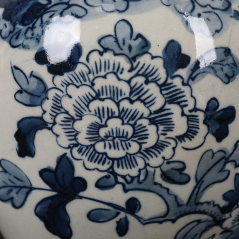 Chinese Antique Ancient Porcelain Blue and White Porcelain Jar Tea Can