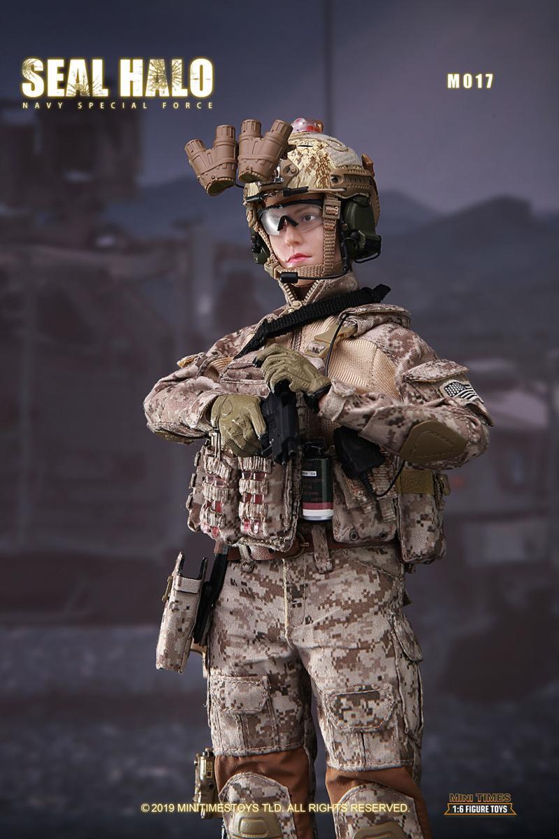 1/6 mini times toys US Navy SEALs HALO Operations Team Female Soldier Figure