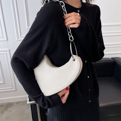 Synthetic Leather Bag Underarm Purses Personalized Handbag Shoulder Bags Square