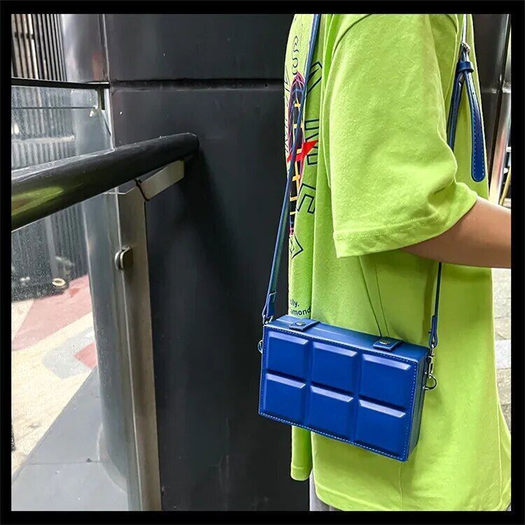 Men's Small Shoulder Bag Suitcase Shape Crossbody Bags Handbag