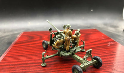 1/72 British Bofors 40-mm MK-2 AA-Gun & Crew handPainted Model*6170