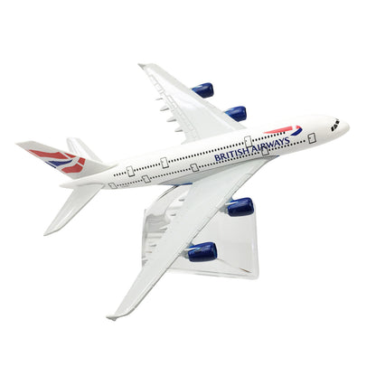 1:400 British Airways A380 Model Plane Alloy Diecast Airplane Aircraft Ornaments