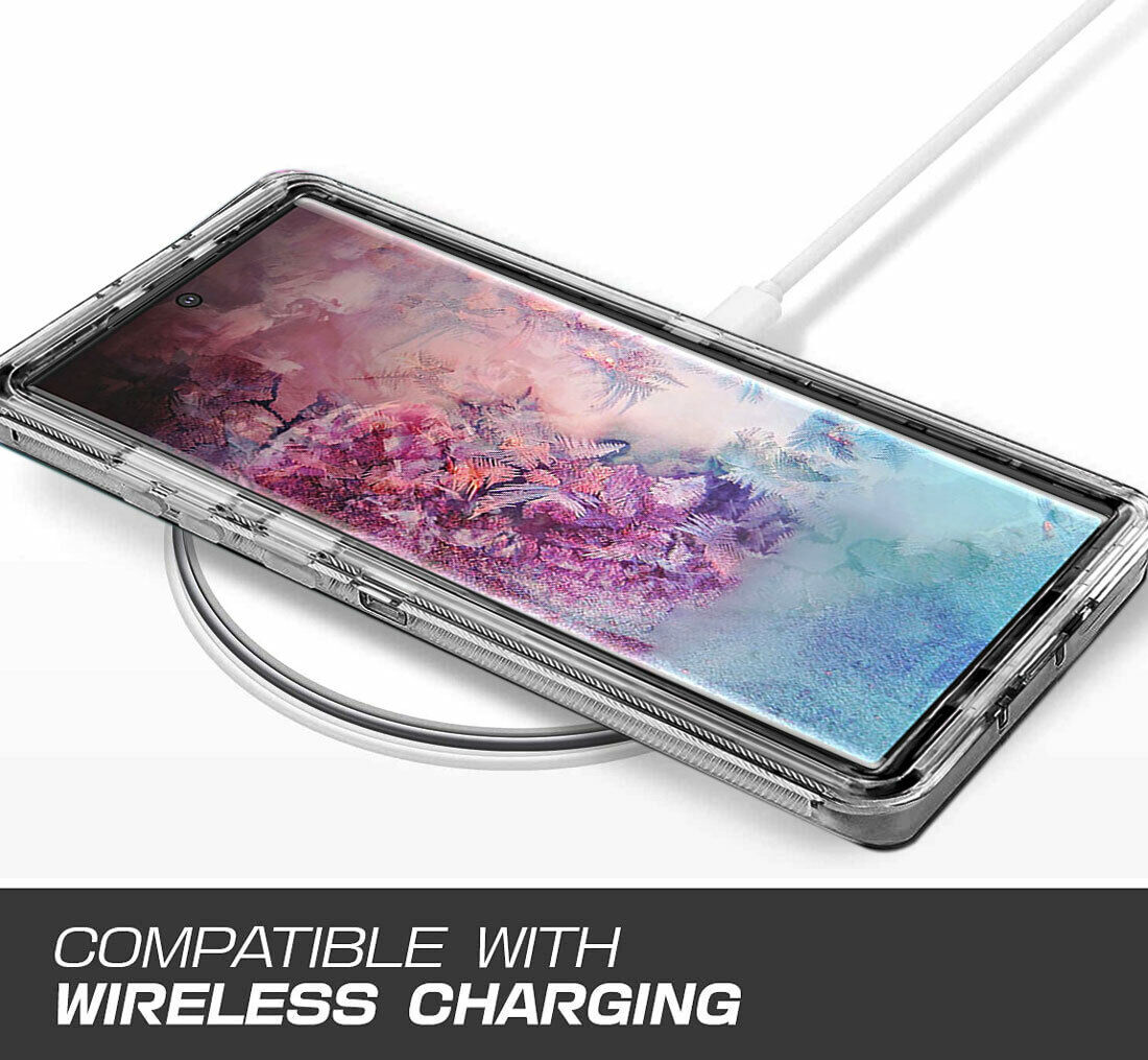 Clear Case For Galaxy Note 10 / Plus Clip Stand Rubber & Tpu Cover / Accessories
