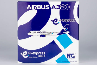 1:400 NG Model HK Express AIRBUS A320 Passenger Aircraft Diecast Airplane Model