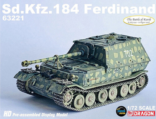 Dragon 1/72 German Sd.Kfz.184 Ferdinand Anti-tank Destroyer Kursk Model 63221