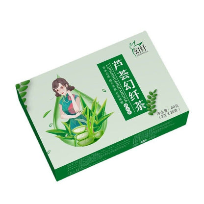 Aloe Vera Phantom Fibre Tea Cassia Leaf Lotus Leaf Burning Card Combo Health Tea