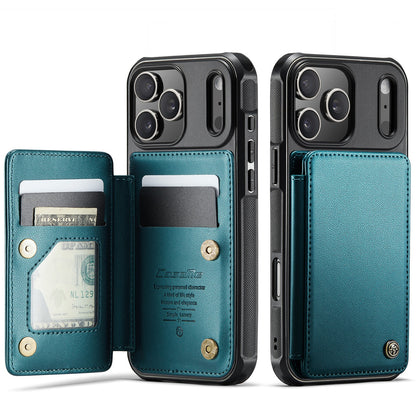 For iPhone 17 Pro Max/17 Pro/17e/Air Wallet Case with RFID Blocking Card Holder