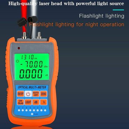 AUA-G70B/50B 4in1 Mini Optic Power Meter Visual Fault Locator Network Cable Test
