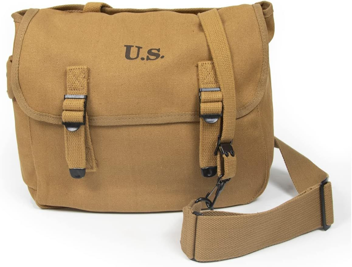 ANQIAO WW2 M1936 Musette US Backpack Canvas Bag WWII Haversack