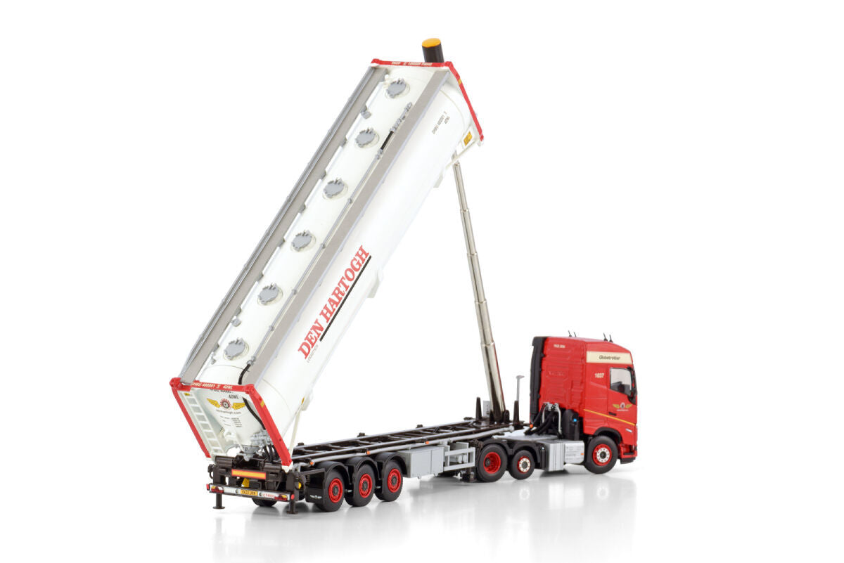 1:50 WSI DEN HARTOGH FH5 6X2 MIDLIFT AXLE TIPPING Container Truck Diecast Model