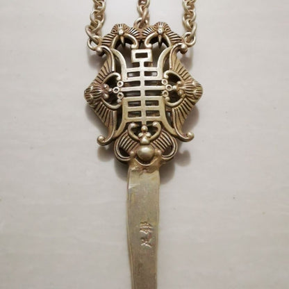 Chinese Vintage Style Silver Plated Hairpin Hollow Carved Hair Stick