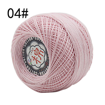 Hot Sale 50g Soft Cotton Thread Yarn Knitting Crochet Lace Embroidery Yarn