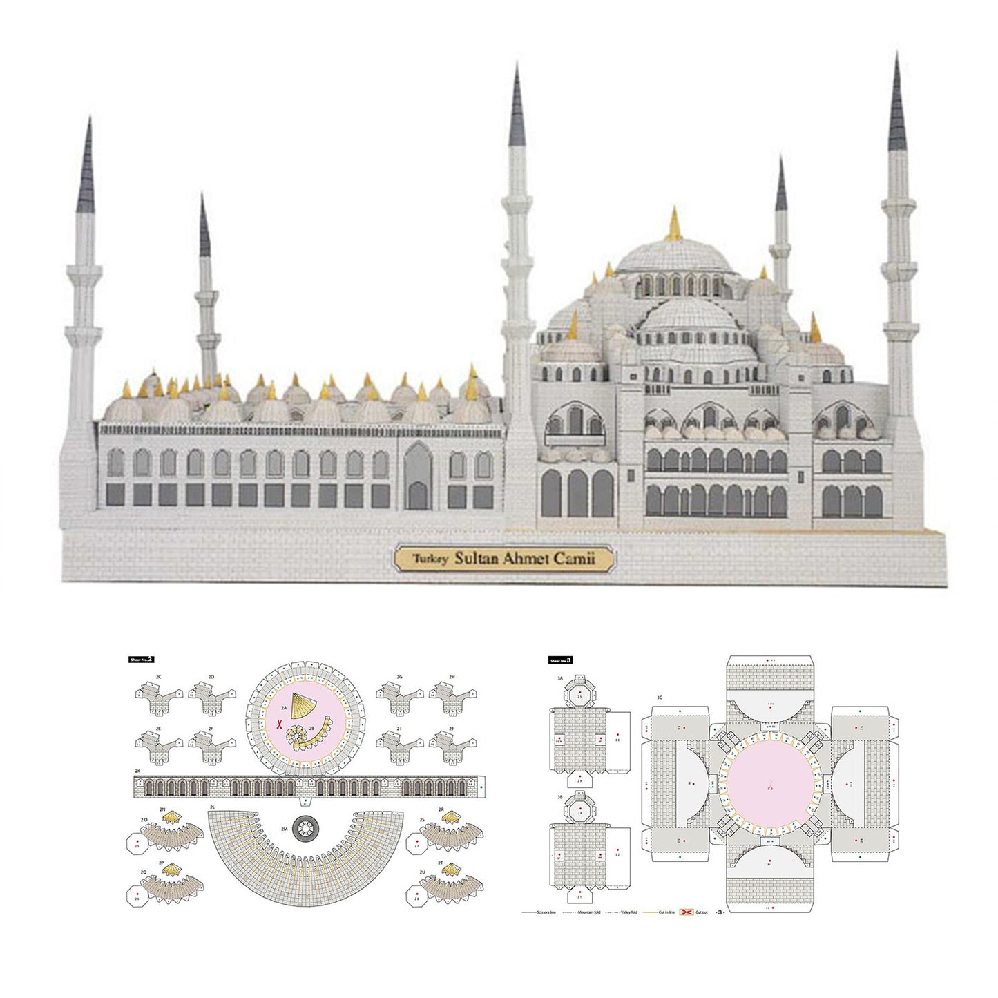 DIY Building 3D Paper Model Kits Durable For Collectors and Enthusiasts
