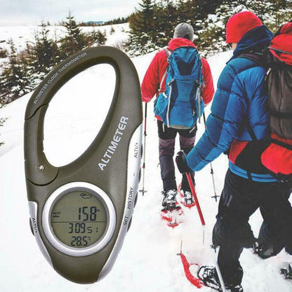 8 In 1 Digital Altimeter Barometer with Weather Forecast Thermometer Backlight