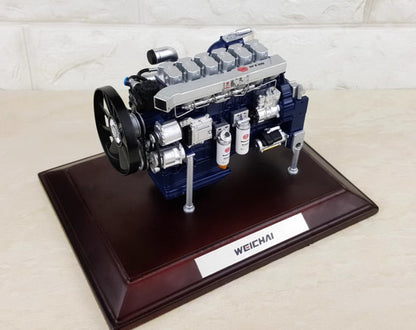 1:12 WEICHAI Diesel WP13 Engine Construction Machinery Equipment Diecast Model