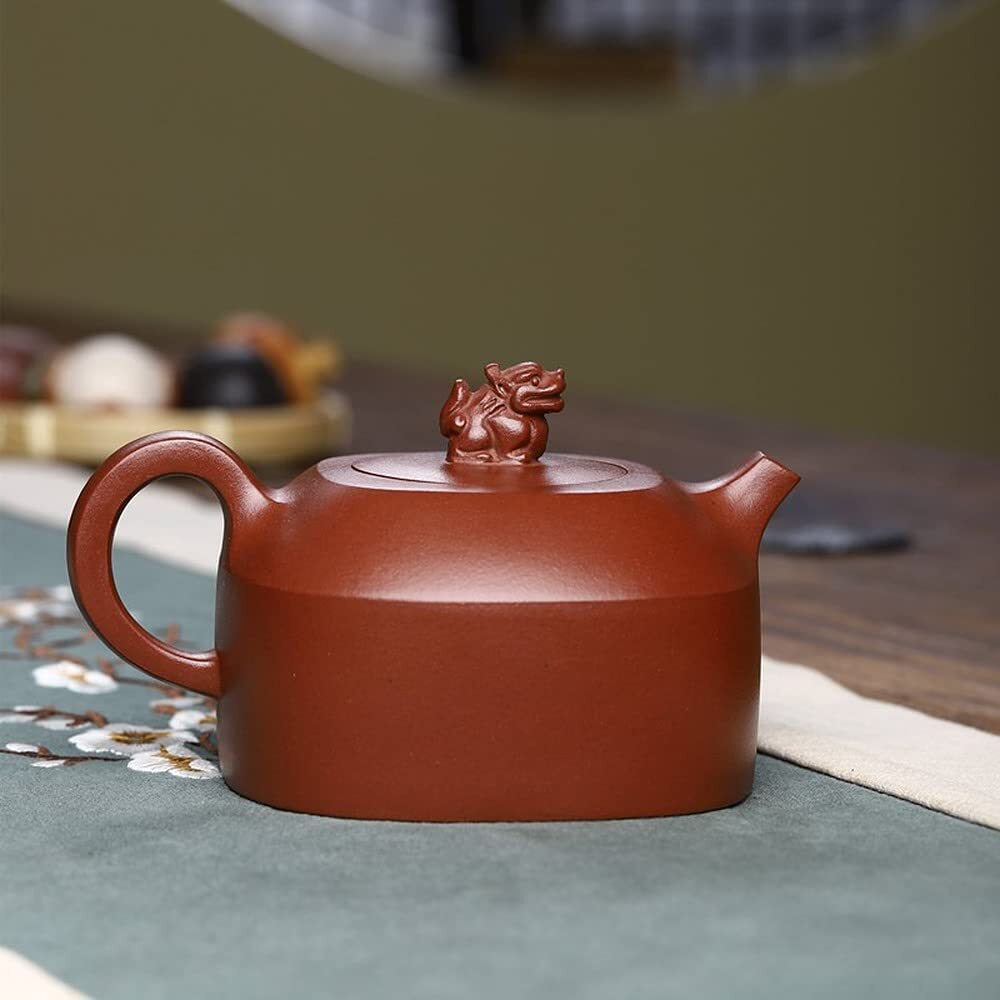 340ml Purple Clay Teapot Handmade Sculpture Kettle Creative Kung Fu Tea Set