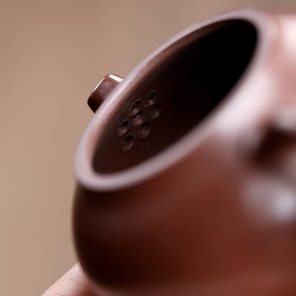 100ml Small Tea Pot Real Yixing Zisha Purple Zhu Clay Marked Pot Kungfu Tea Pots
