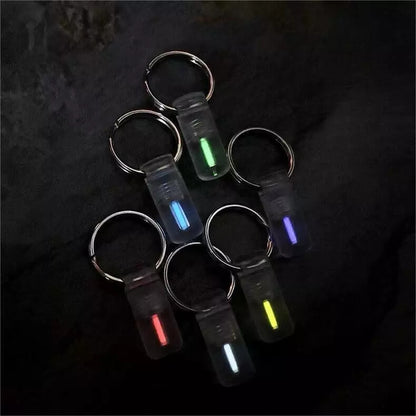 25years luminous Tube Pendants Paracord Beads Key Ring Necklace Pendants Zipper
